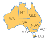 Map of Australia