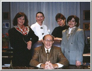 Dr. Silverstein with his office staff